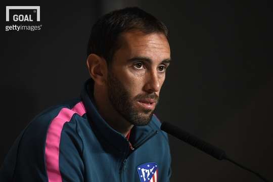 2일(현지시간) 유로파리그 준결승 2차전 아스날과의 경기를 앞두고 기자회견에 참석한 디에고 고딘. 사진=게티이미지