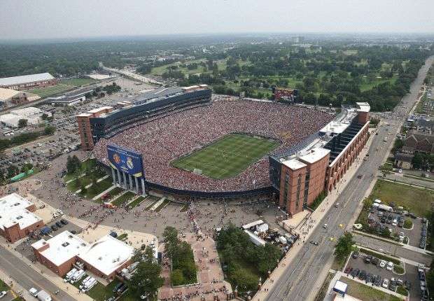 Michigan Stadium Manchester United - Real Madrid 109.318 attendance 02082014