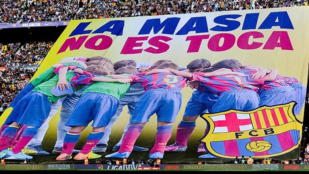 Barcelona Banner La Masia Youth Transfer Ban La Liga 04052014
