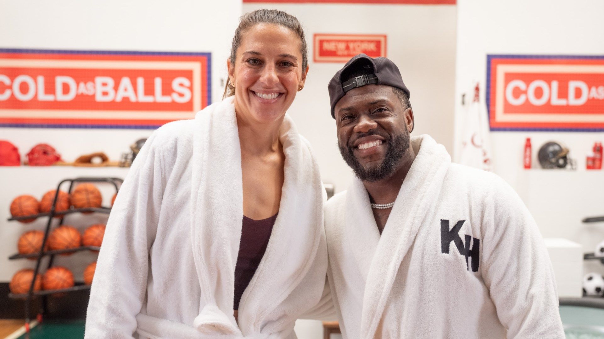 Carli Lloyd Kevin Hart