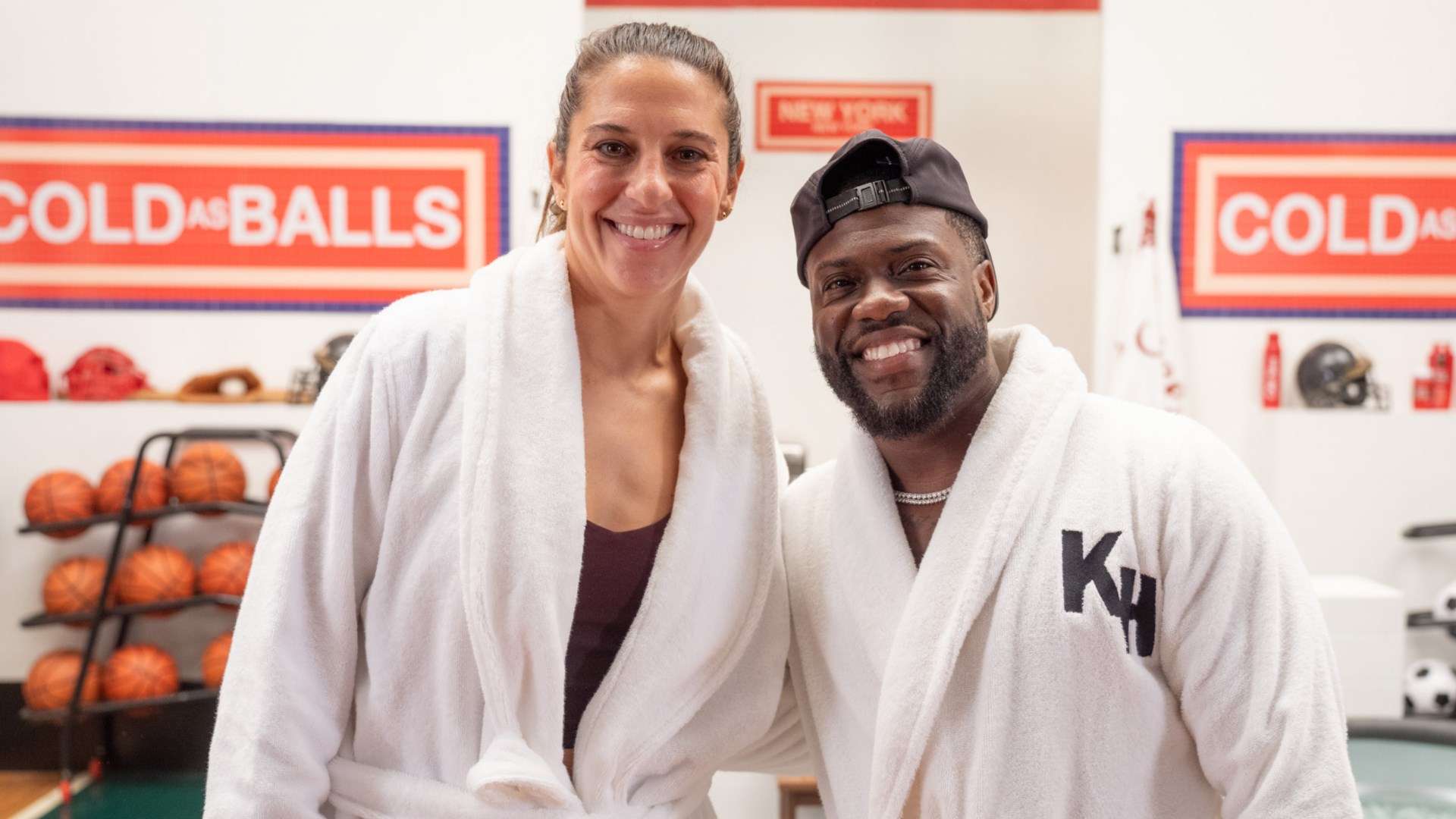 Carli Lloyd Kevin Hart