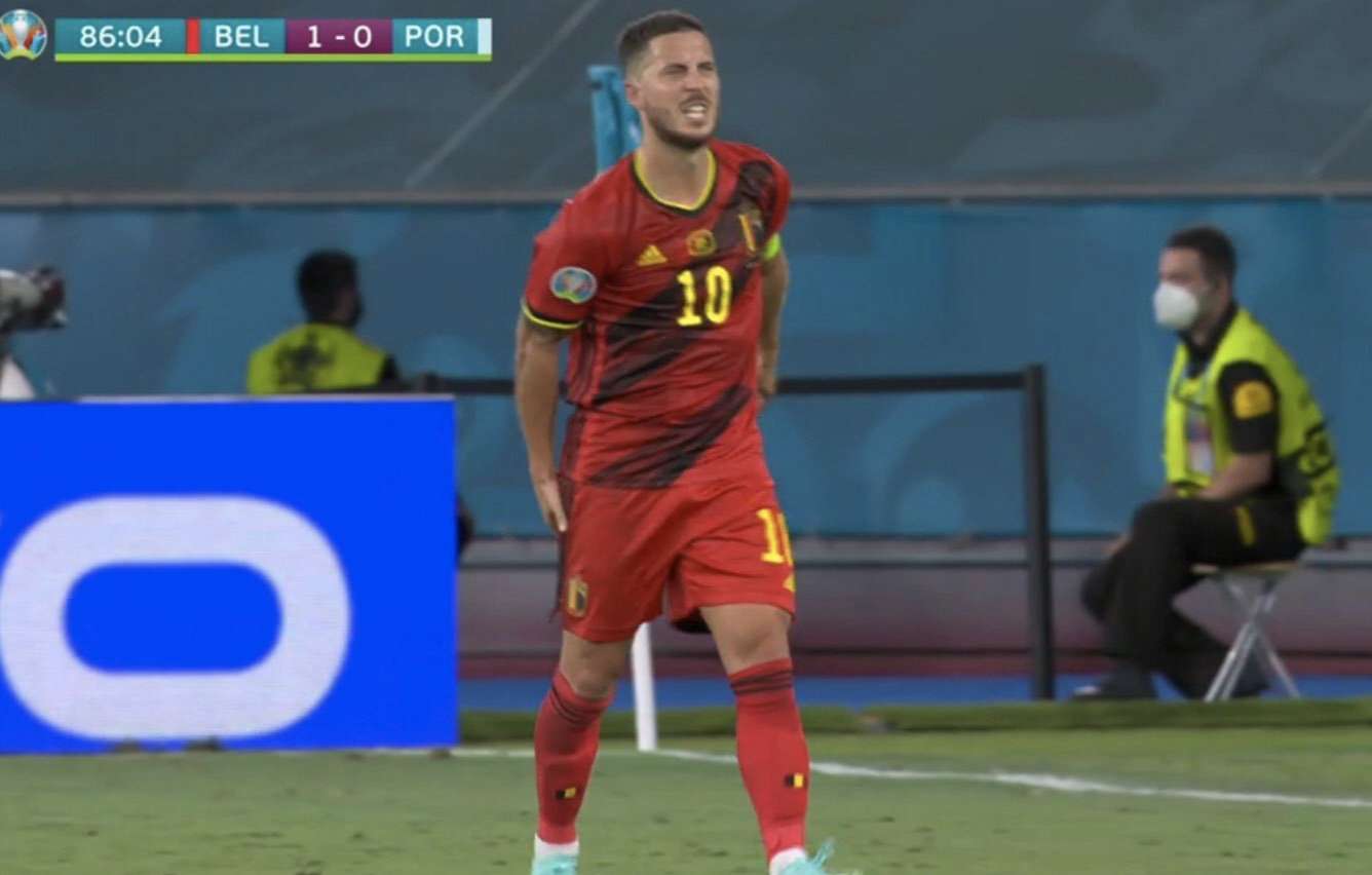 Eden Hazard, Bélgica vs. Portugal