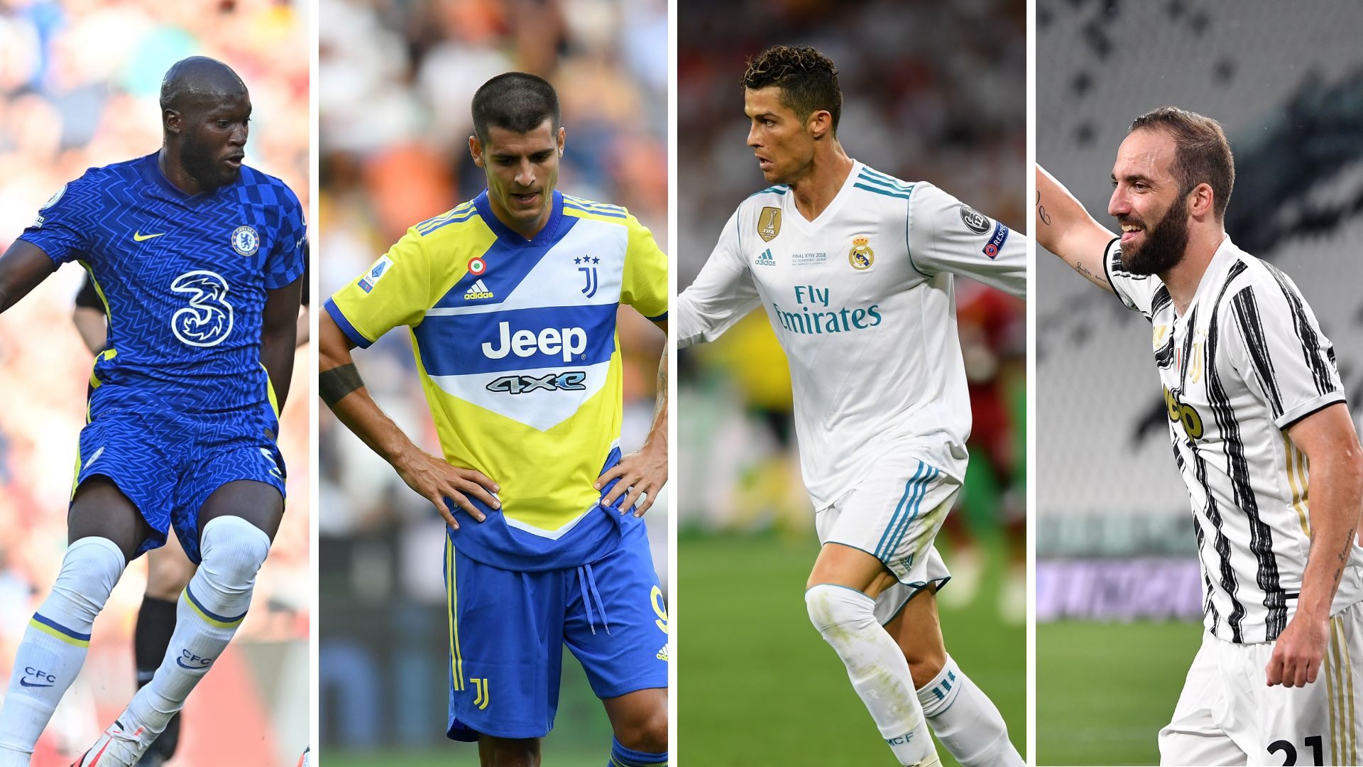 Lukaku Ronaldo Morata Higuain GFX