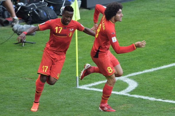 Marouane Fellaini, Divock Origi Belgium VS Algeria World Cup 26062014
