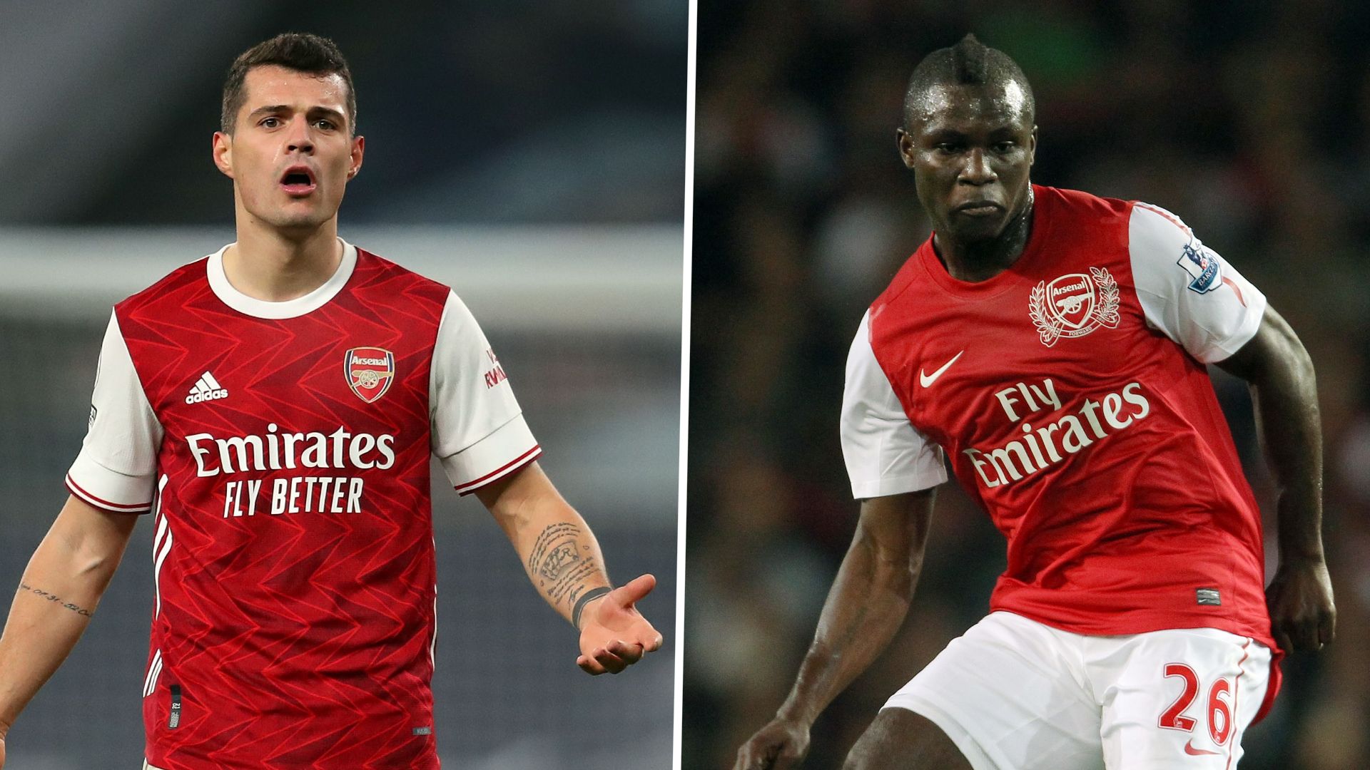 Granit Xhaka Emmanuel Frimpong Arsenal
