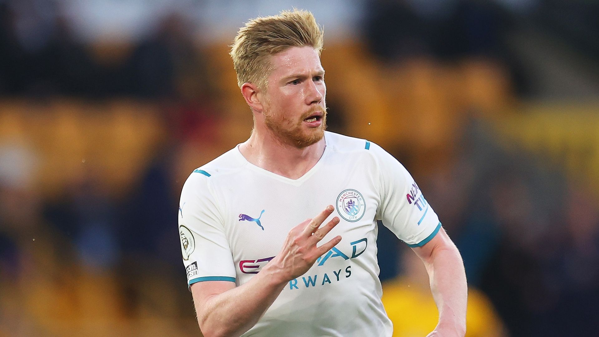 Kevin De Bruyne Manchester City Wolves Premier League 2021-22