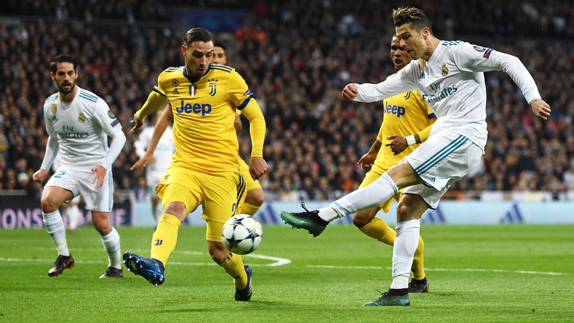 Cristiano Ronaldo Mattia De Sciglio Real Madrid Juventus