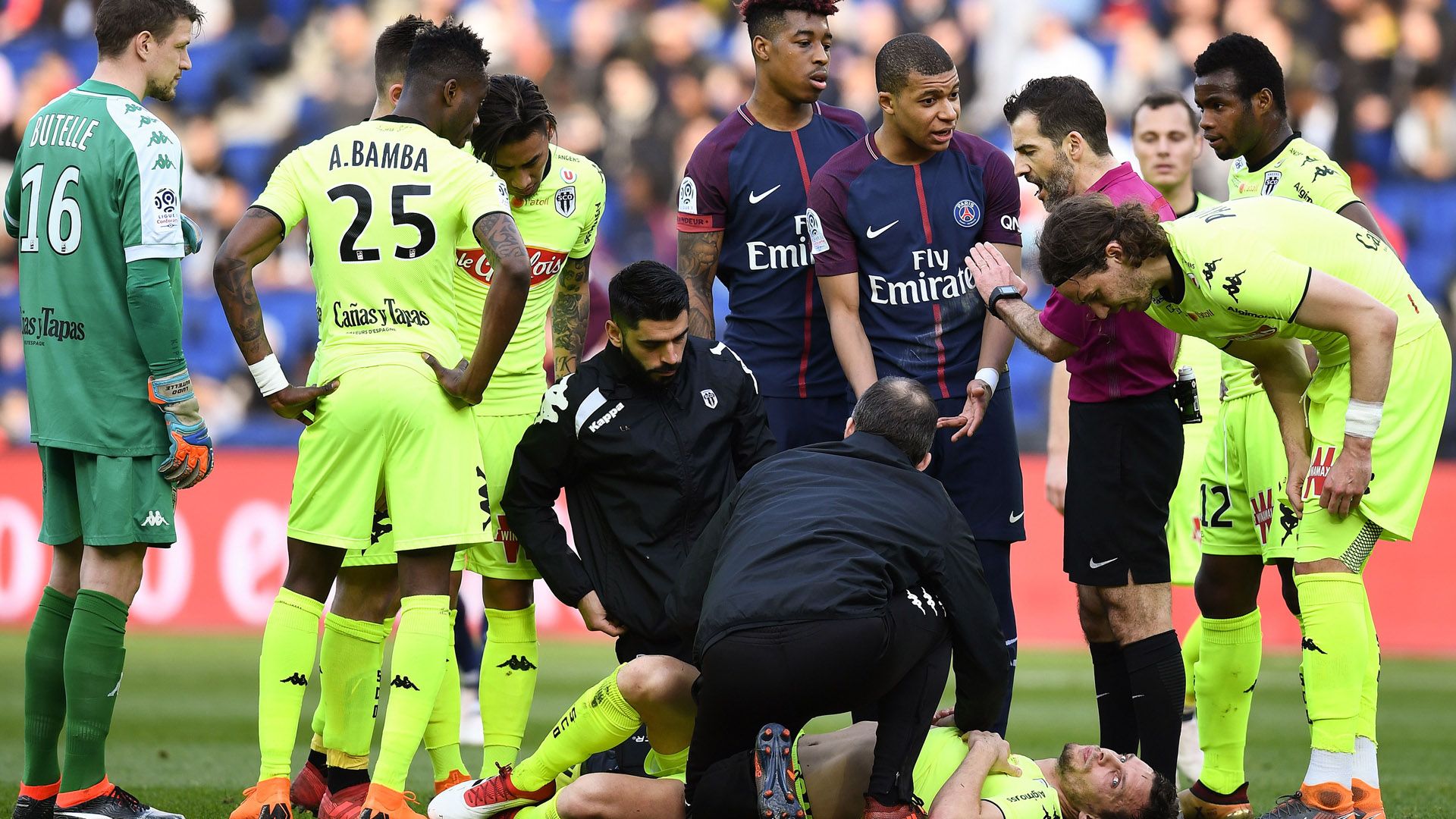 PSG Angers Romain Thomas