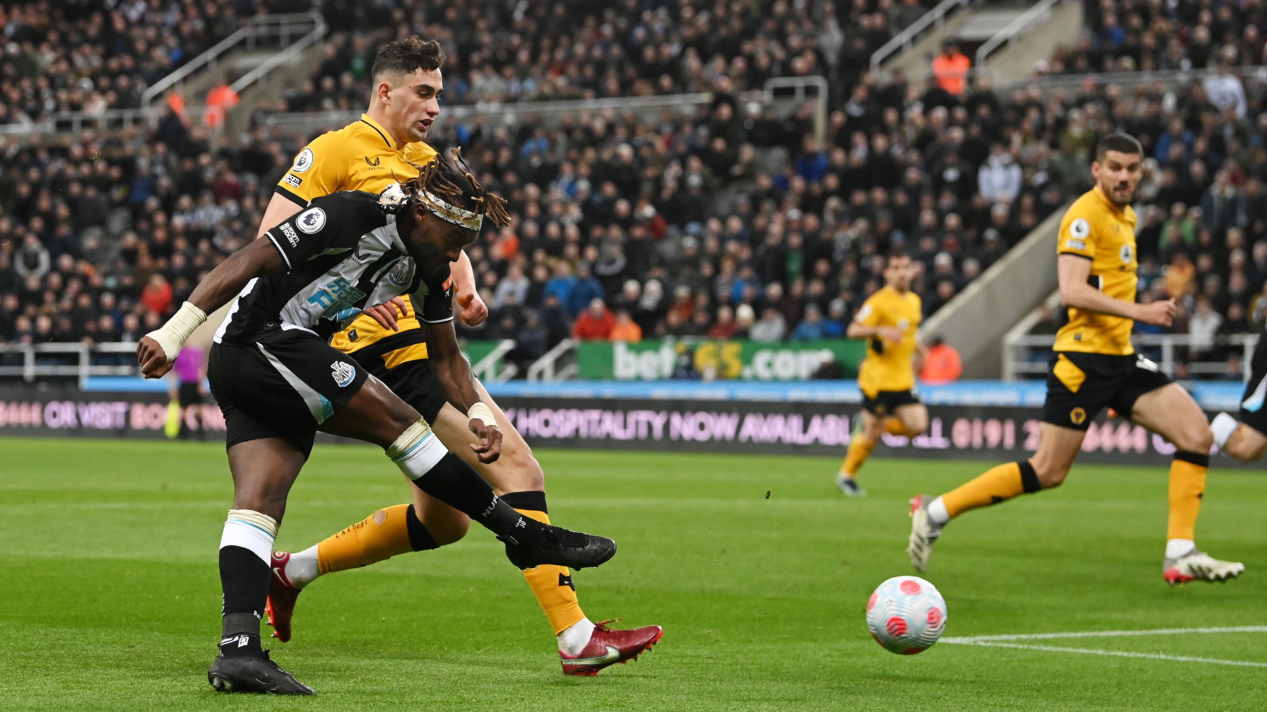 Allan Saint-Maximin - Premier League - Newcastle United - Wolverhampton Wanderers - 08-04-2022