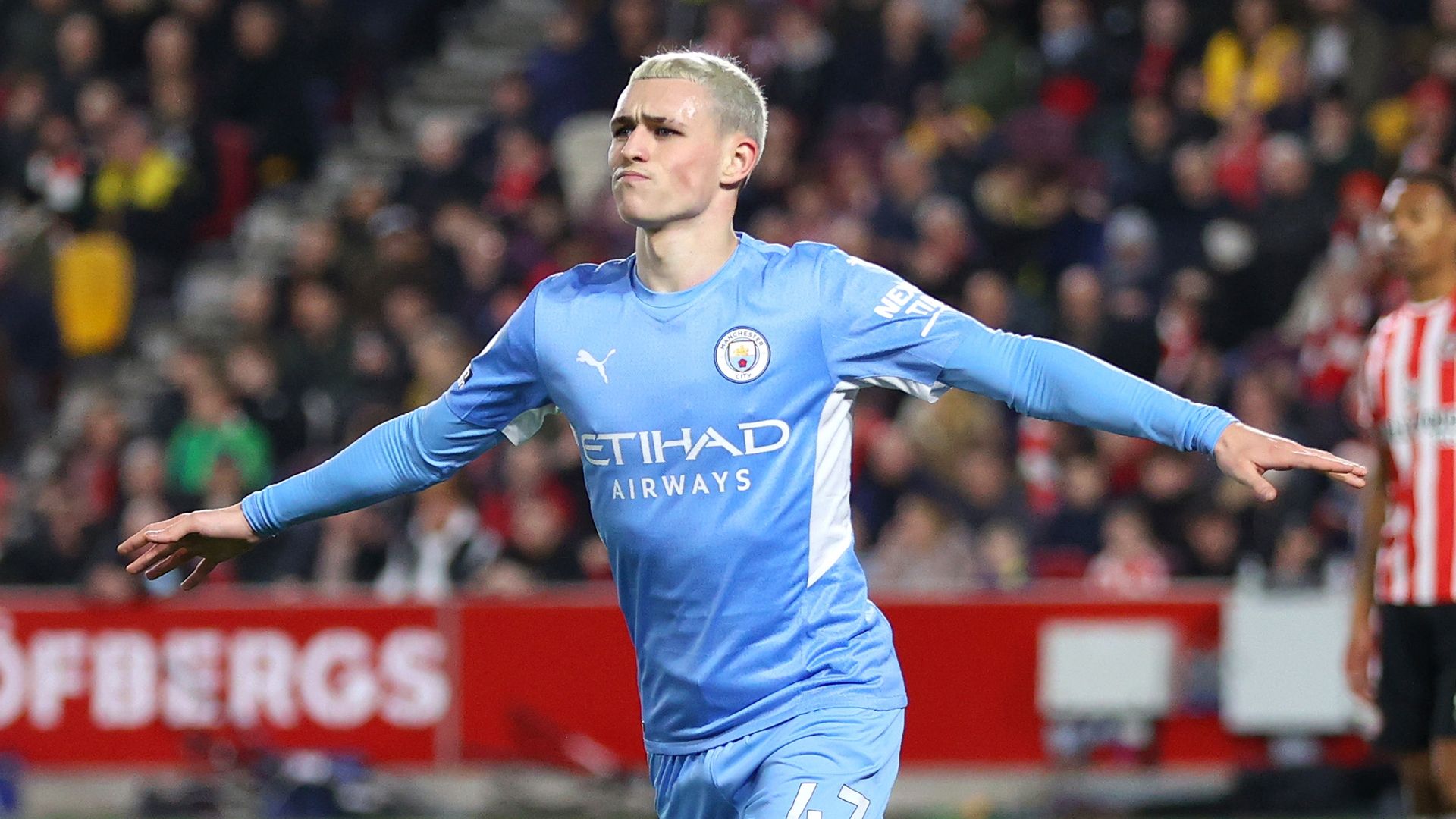 Phil Foden Manchester City Brentford Premier League 2021-22