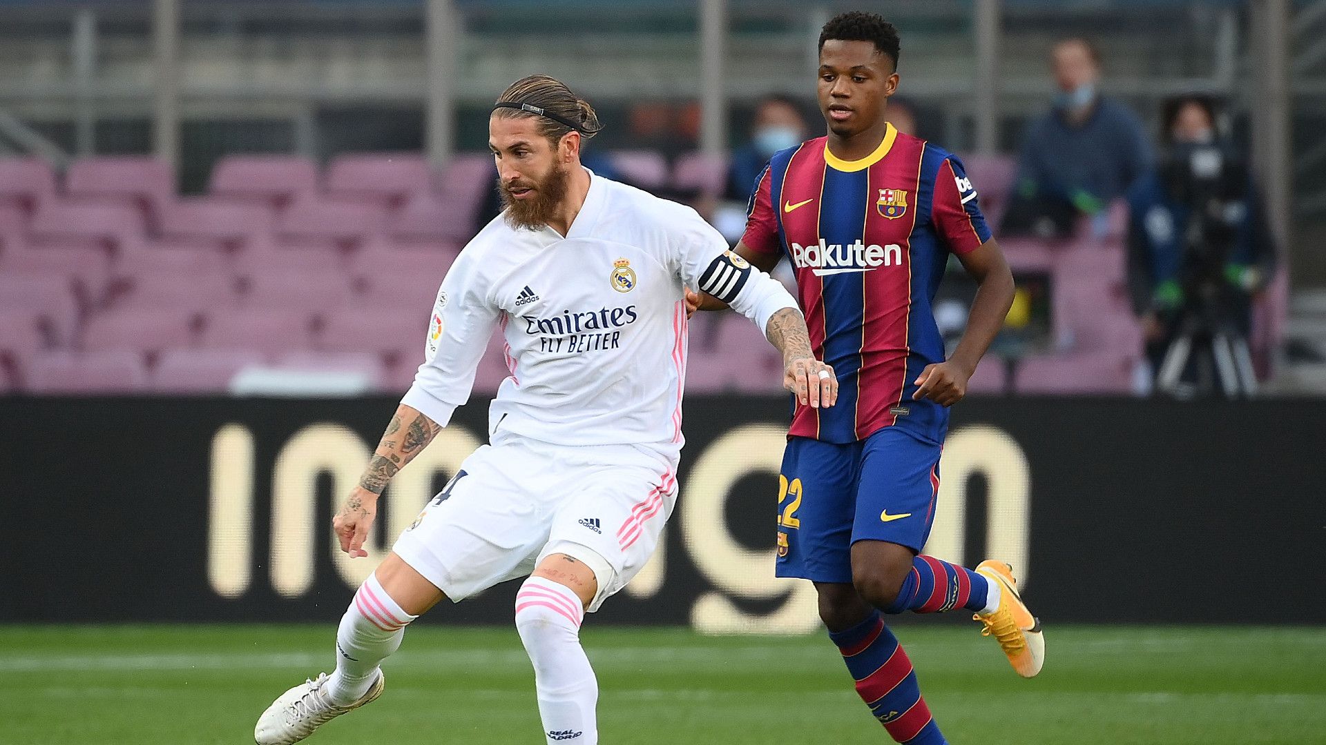 Real Madrid FC Barcelona Ramos Fati 10042021