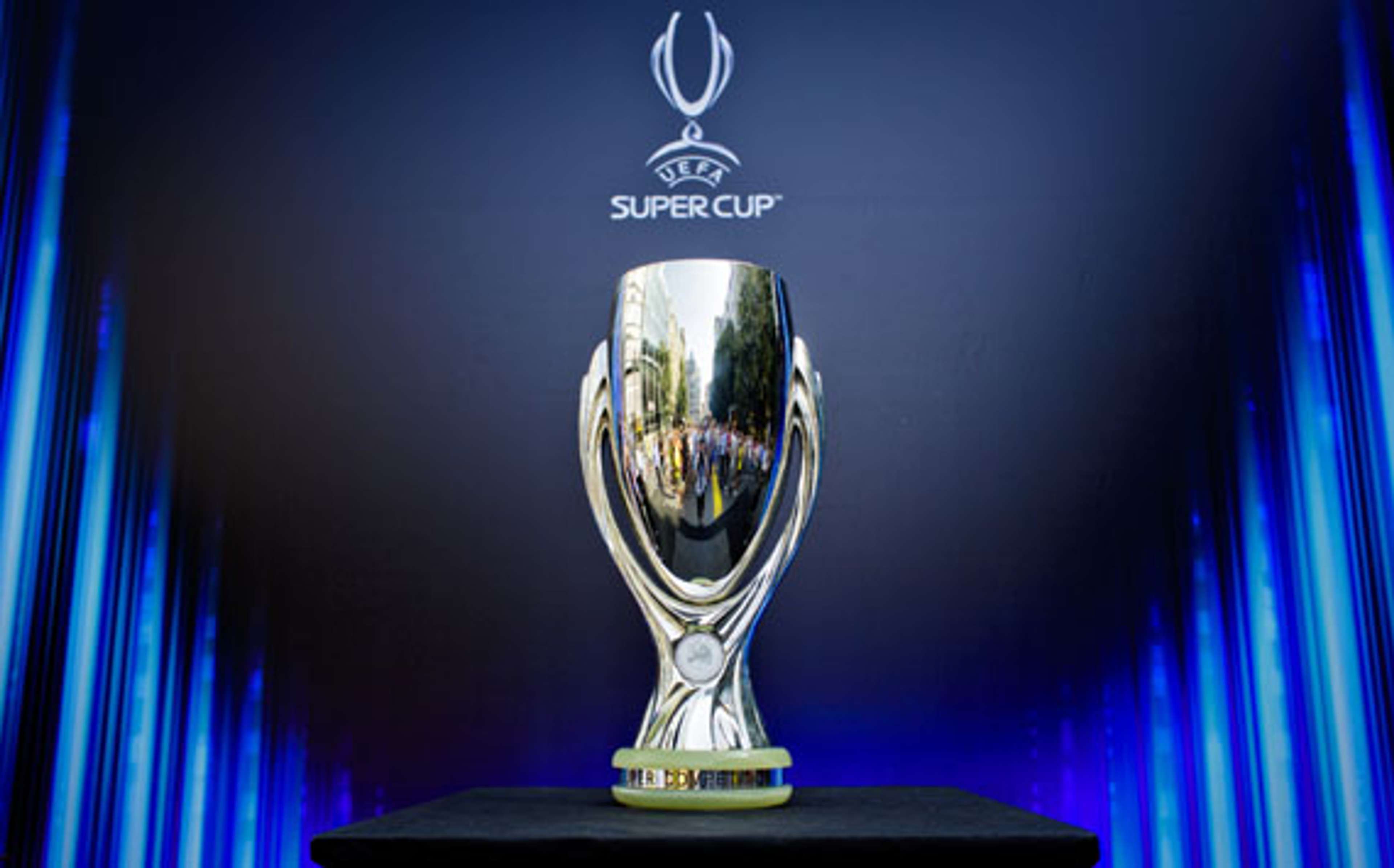 The UEFA Super Cup trophy