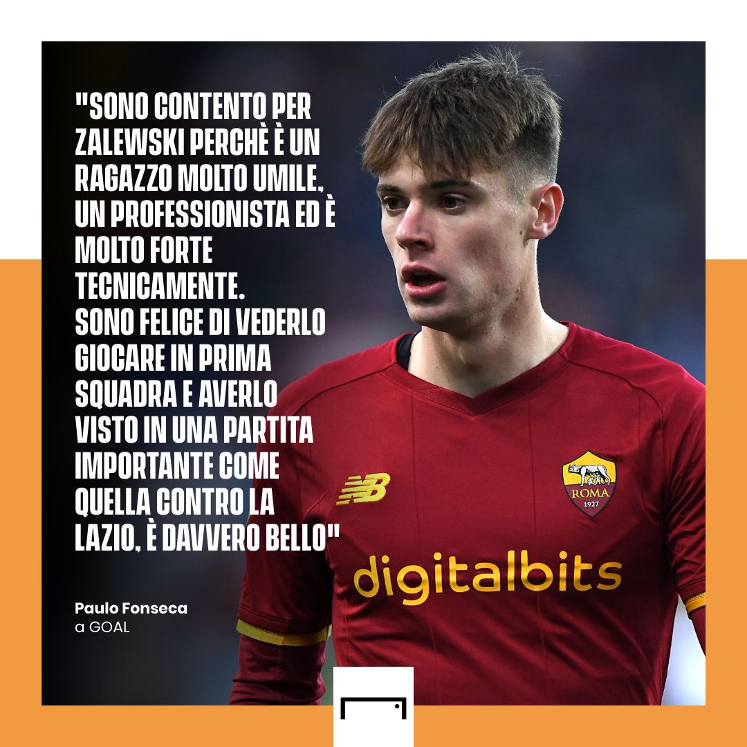 Paulo Fonseca PS GOAL interview about Zalewski