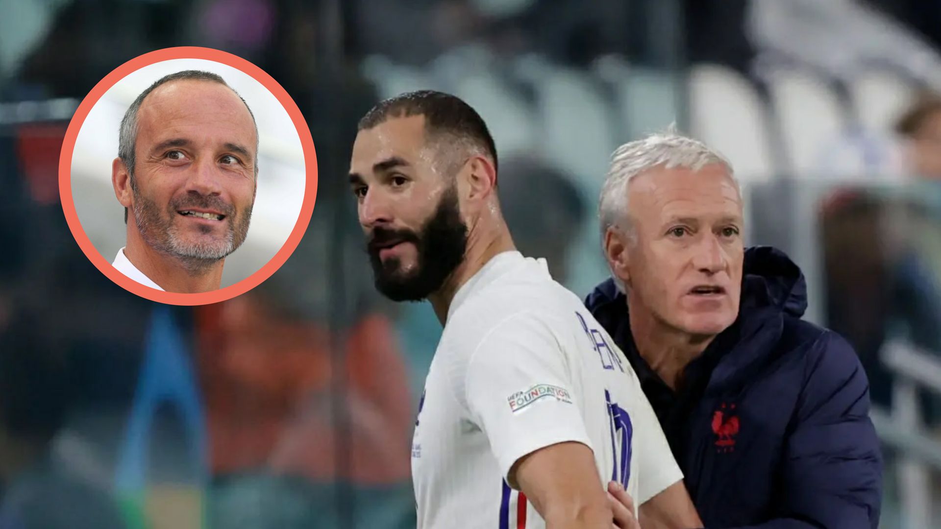 Equipe de France Eric Di Meco Benzema Deschamps