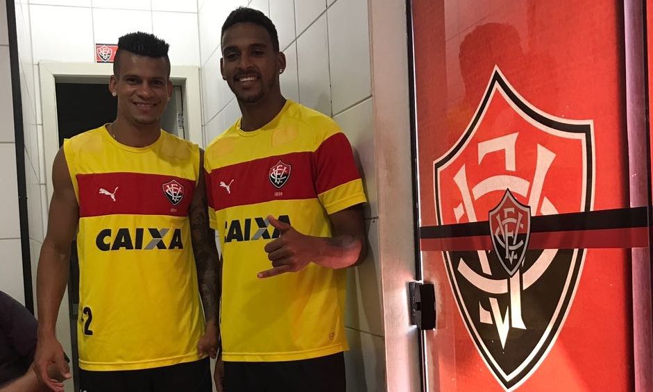 Thallyson e Todinho - VItória (Foto: Reprodução)