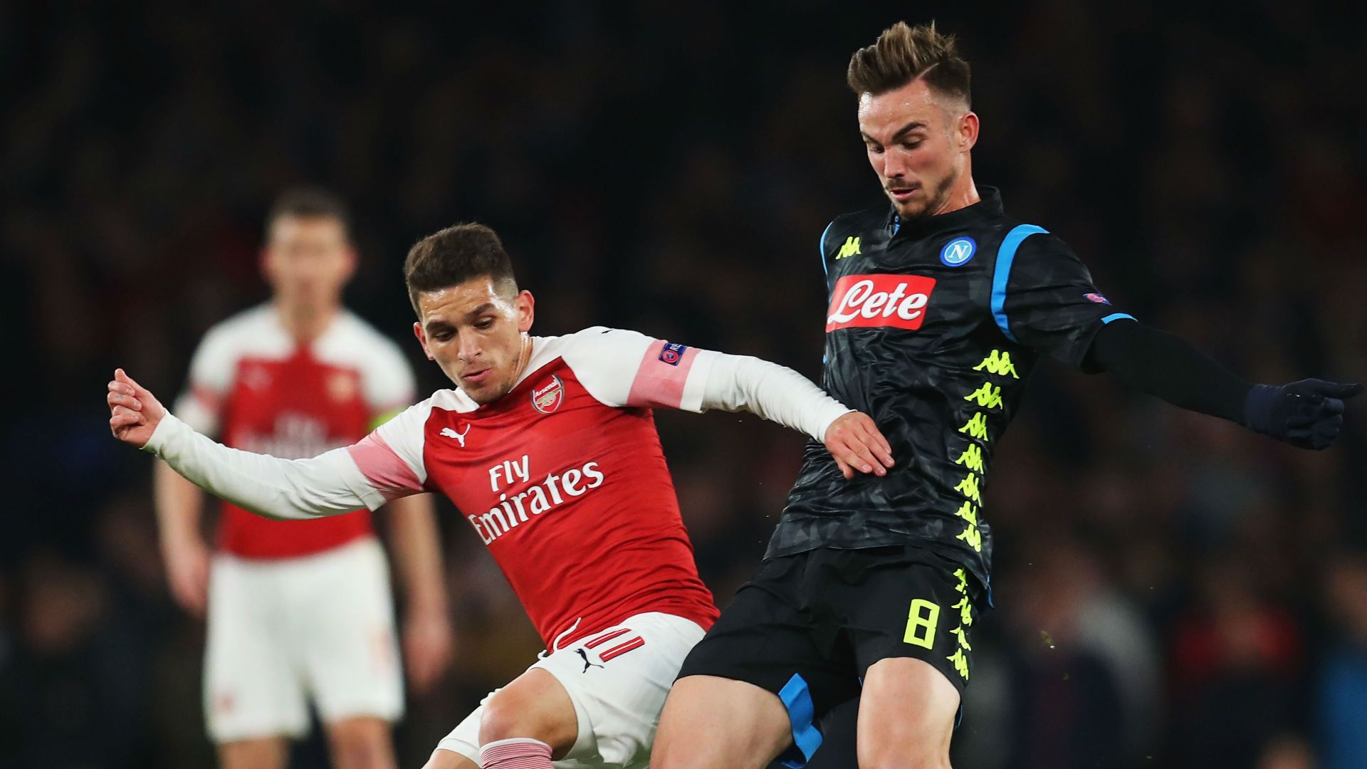 Lucas Torreira Fabian Ruiz Arsenal Napoli