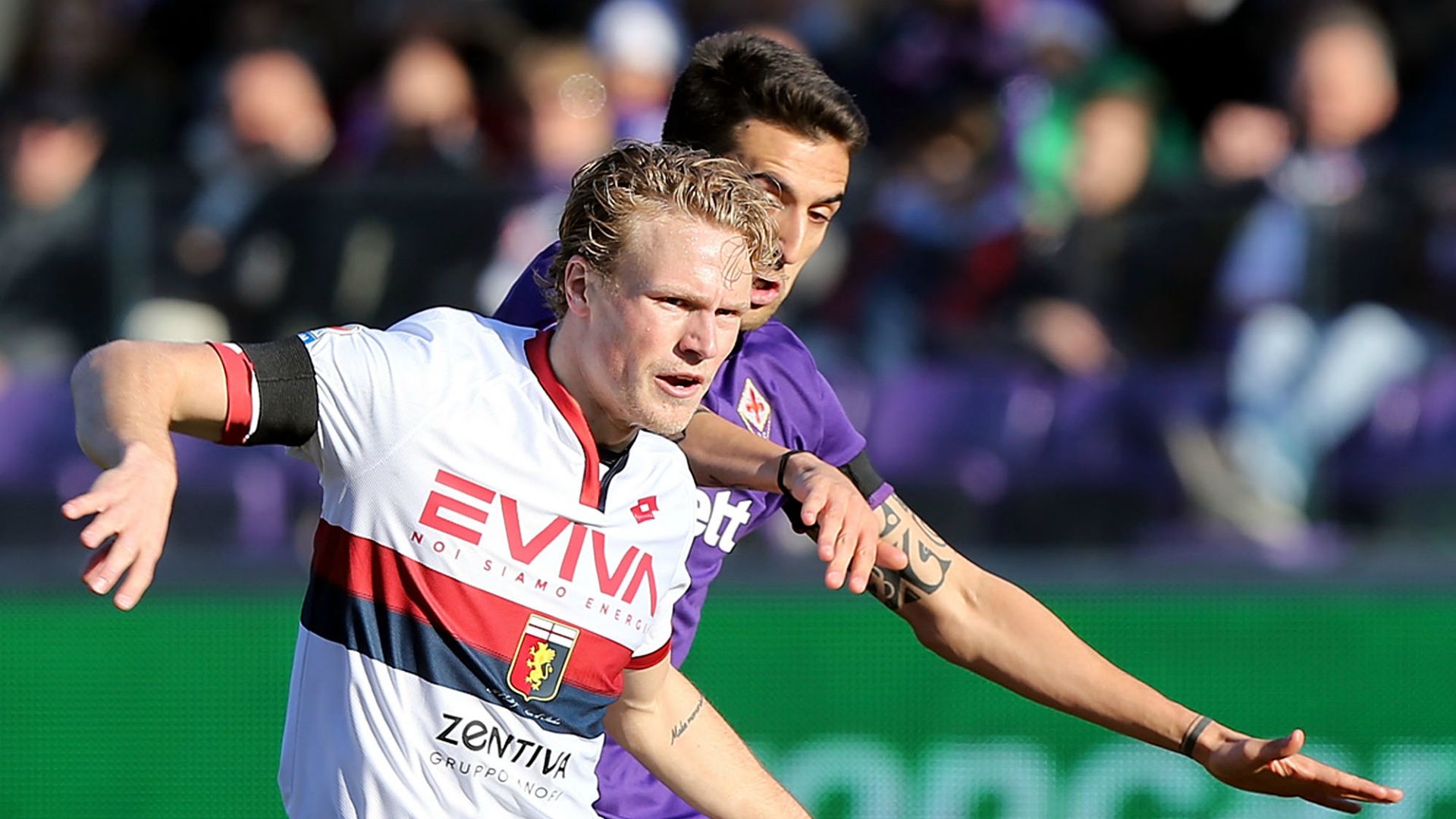 Oscar Hiljemark Matias Vecino Fiorentina Genoa Serie A