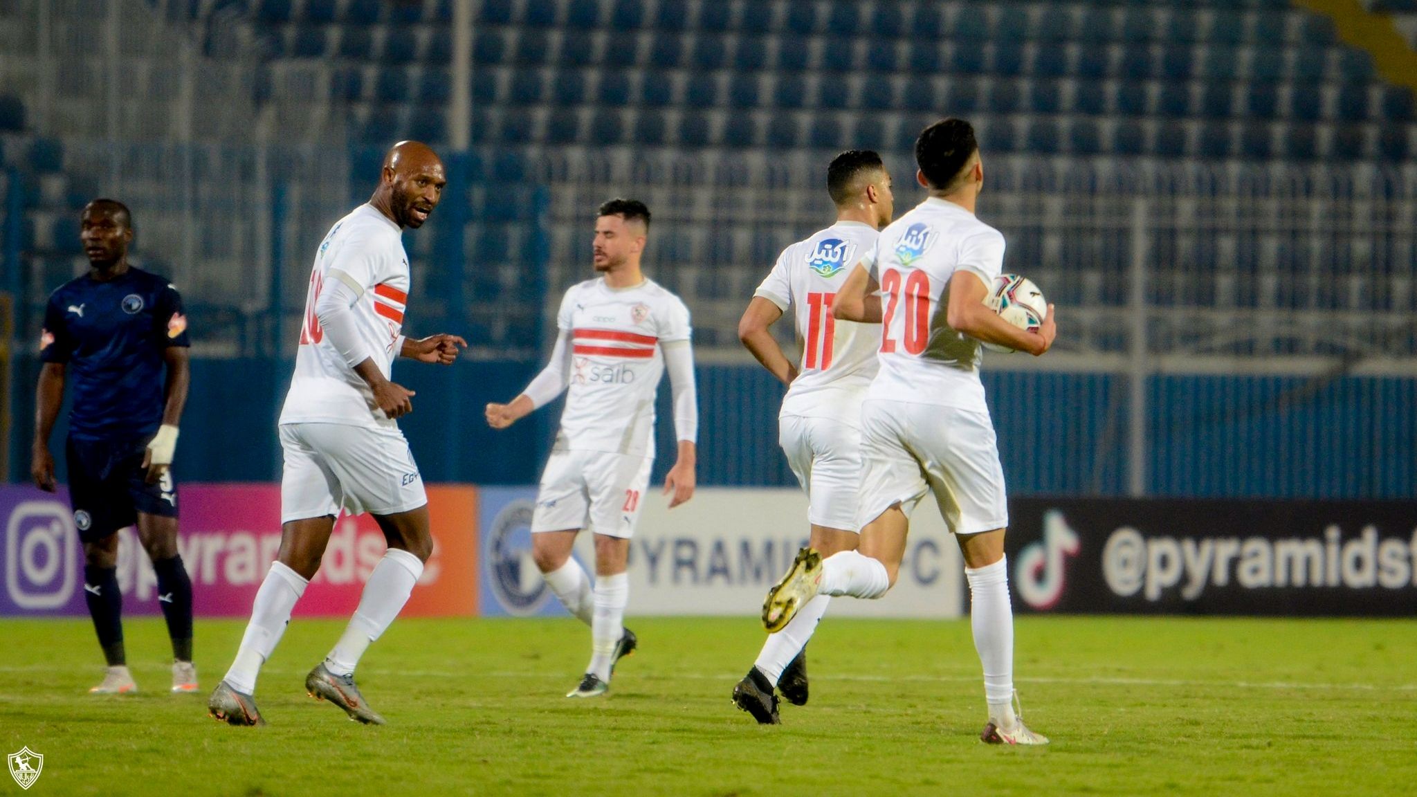 Achraf Bencharki Zamalek Pyramids EPL 2020-2021