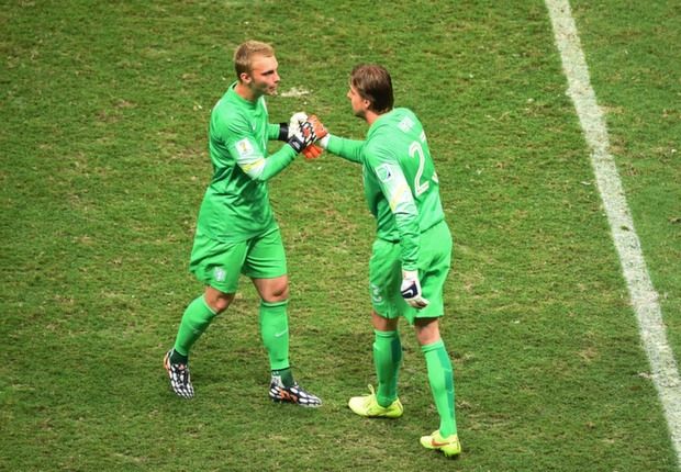 Jasper Cillessen Tim Krul Netherlands Costa Rica 07052014