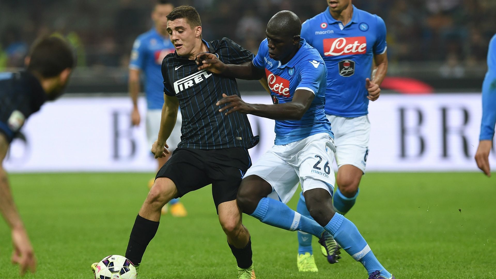 Mateo Kovacic Koulibaly Internazionale Napoli Serie A 19102014