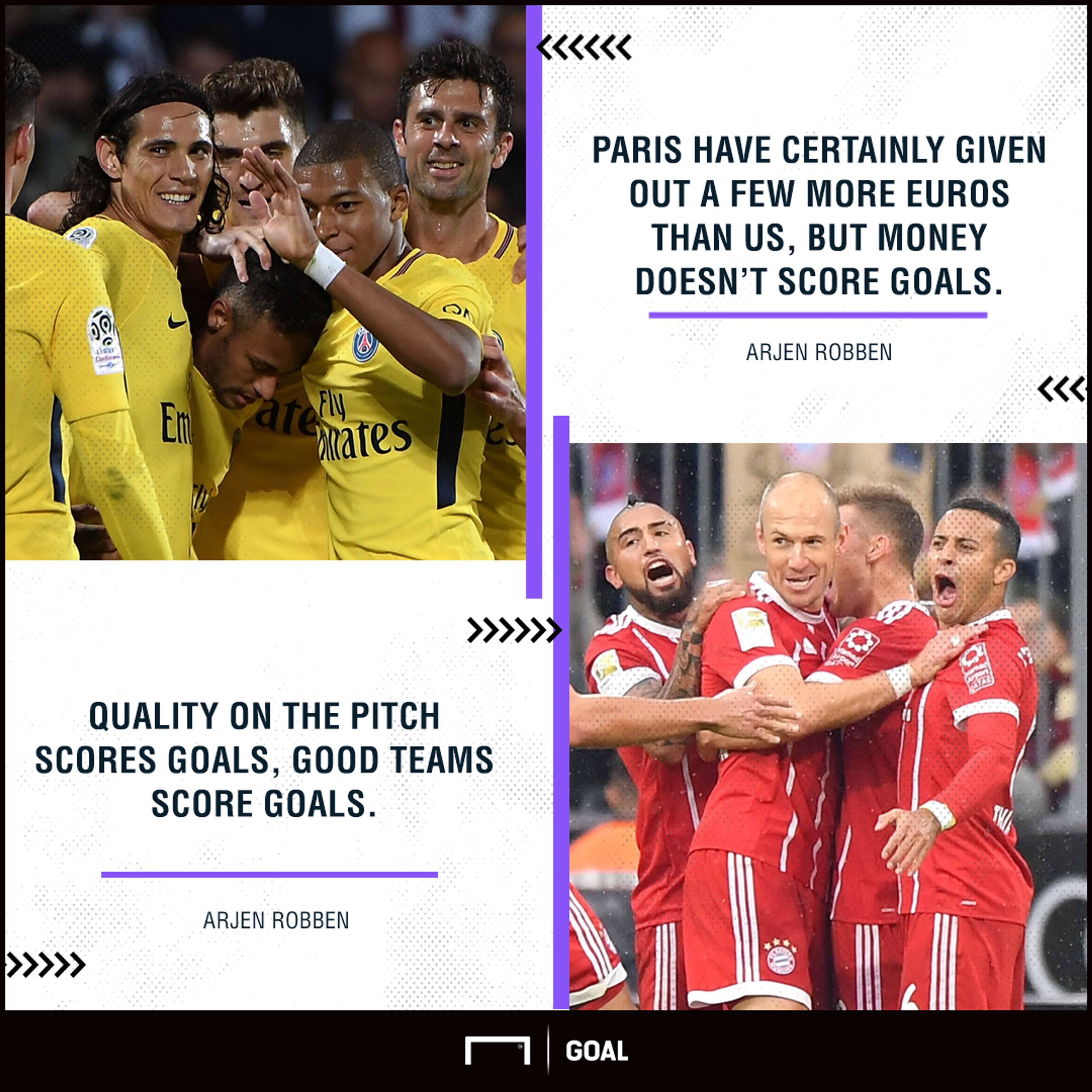 Arjen Robben PSG money doesn't score goals