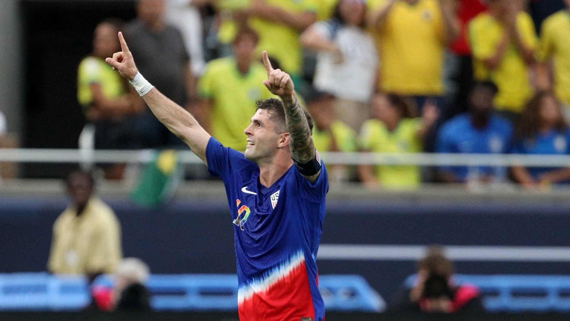 Pulisic uSMNT Brazil