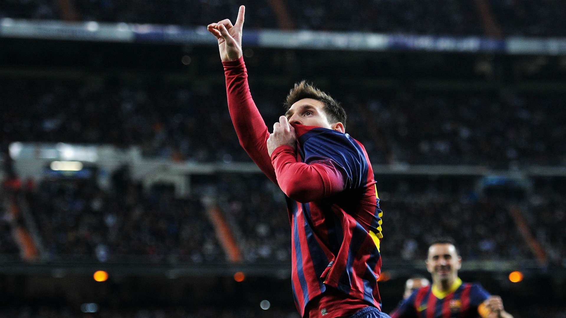 Messi Santiago Bernabeu Barcelona Spain