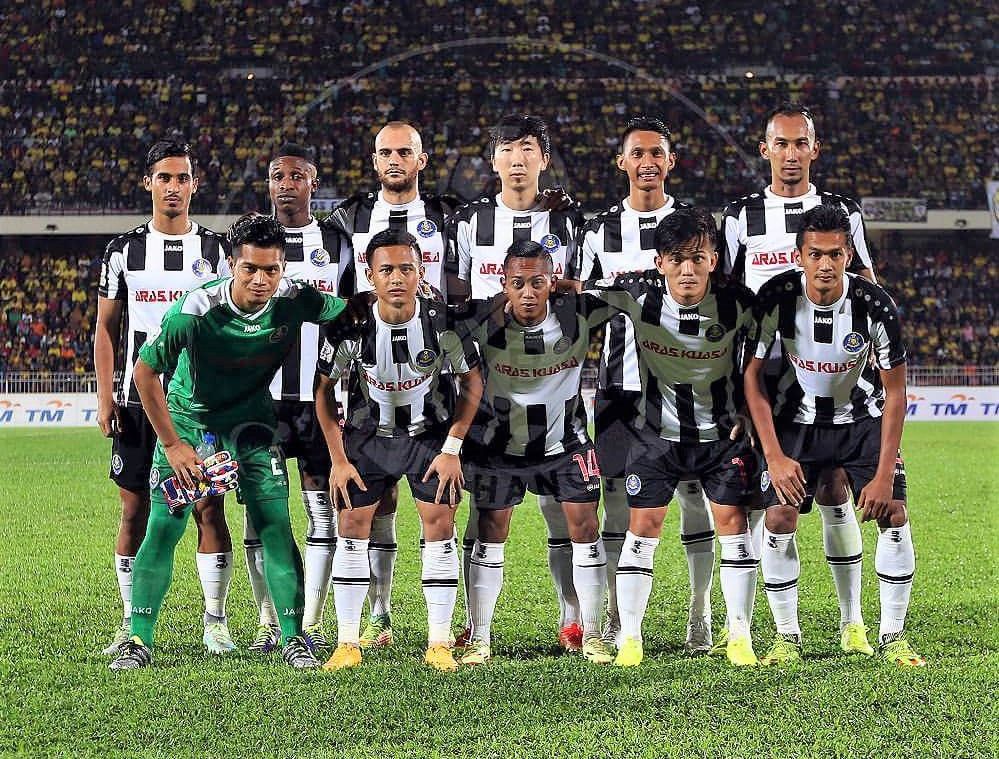 Pahang first eleven against Perak 21/1/2017