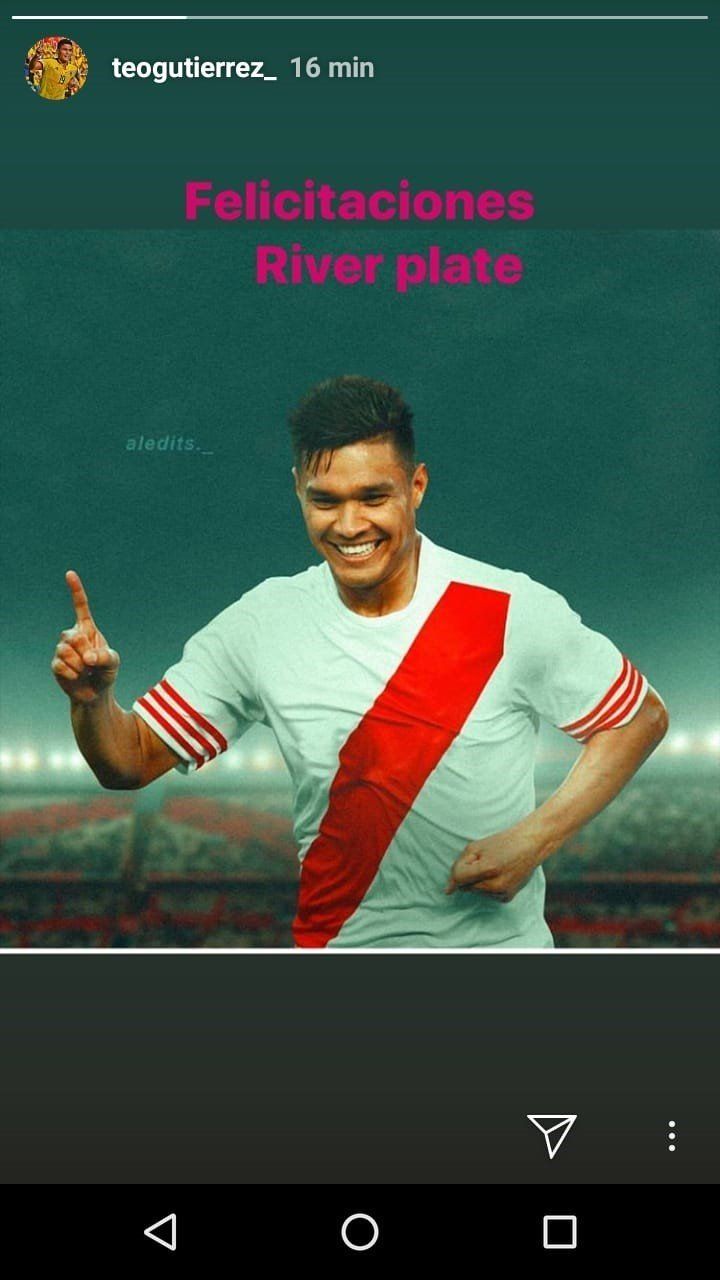 festejo clasificacion River Boca