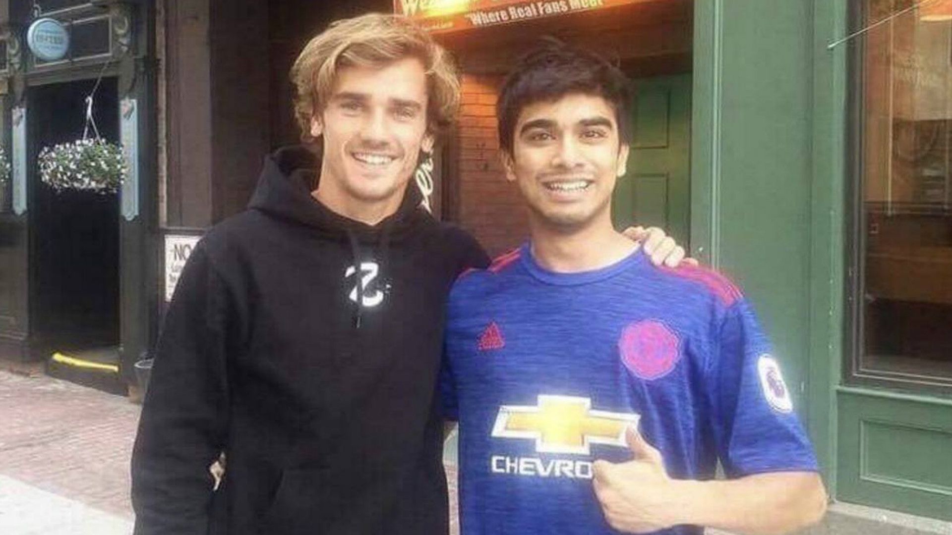 Griezmann photo fan Boston