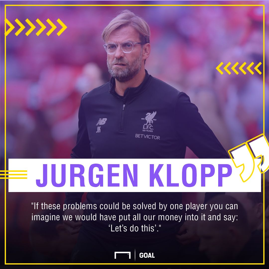 Jurgen Klopp Liverpool no centre-half signing