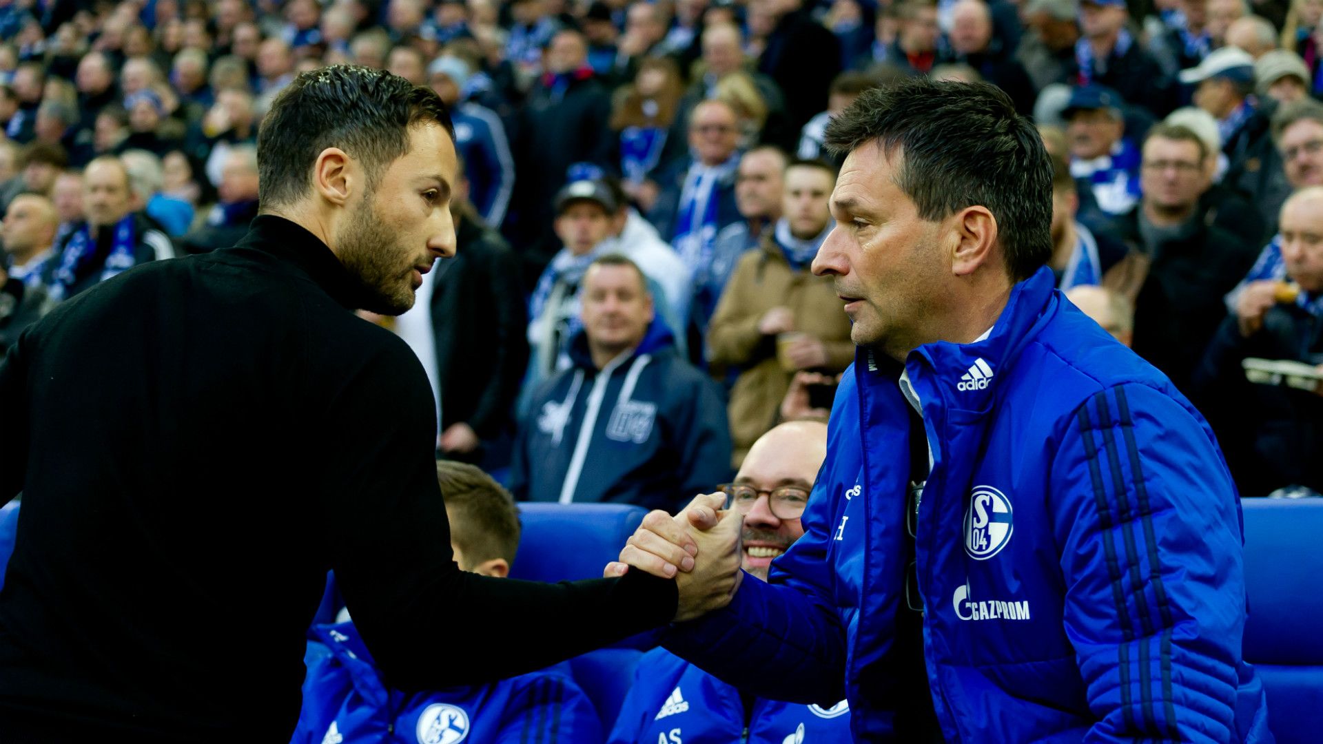 Domenico Tedesco Christian Heidel SChalke 04 19112017