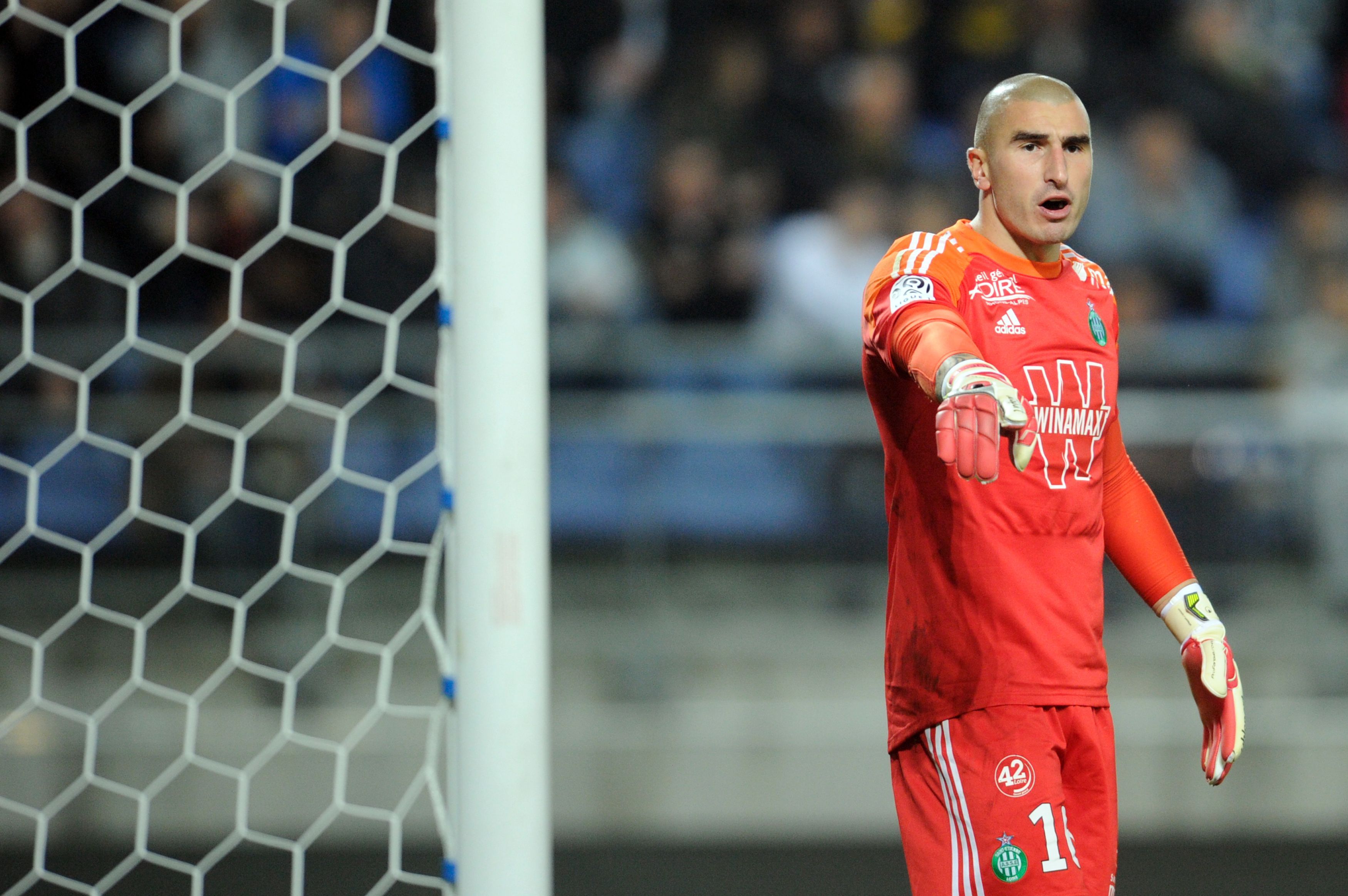 Saint-Etienne goalkeeper Stephane Ruffier