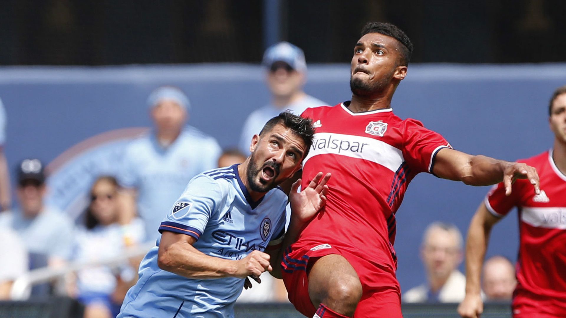 David Villa MLS NYCFC Chicago Fire 07222017