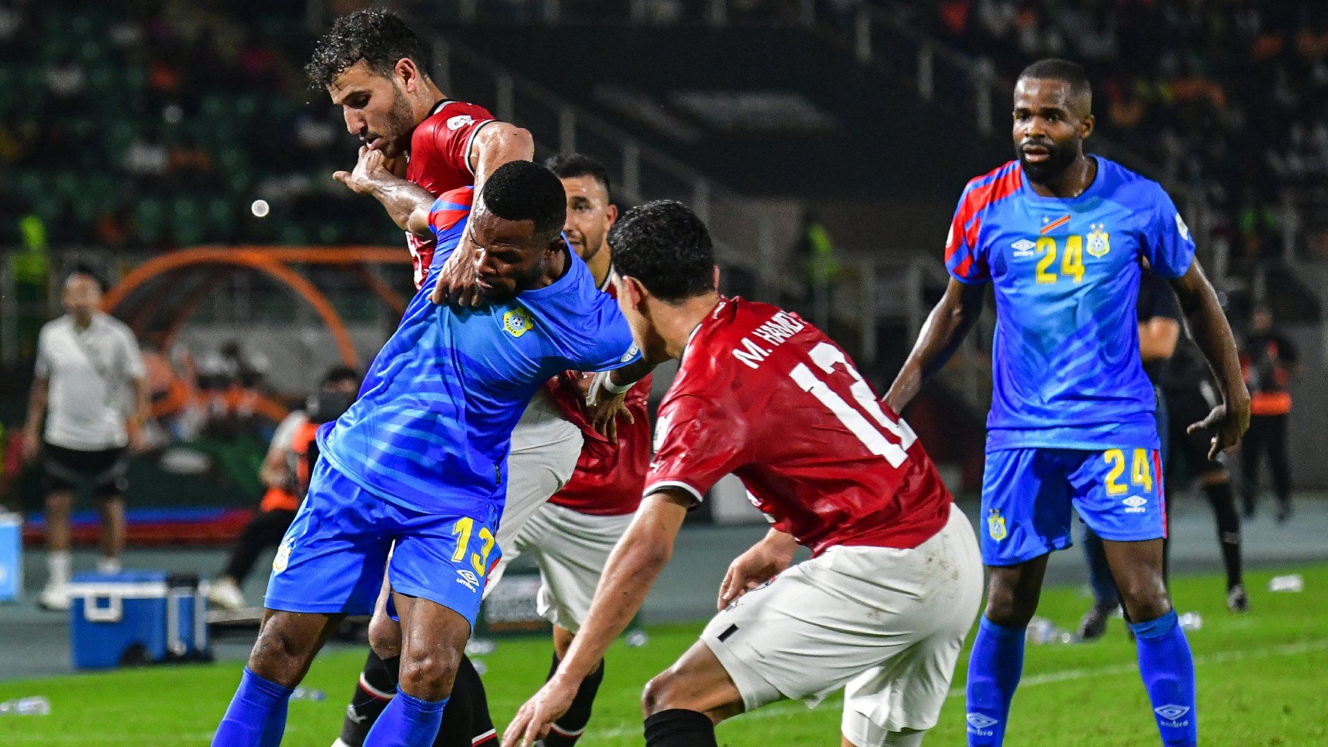 Mohamed Hamdy Meschack Elia Egypt DR Congo Afcon 2023