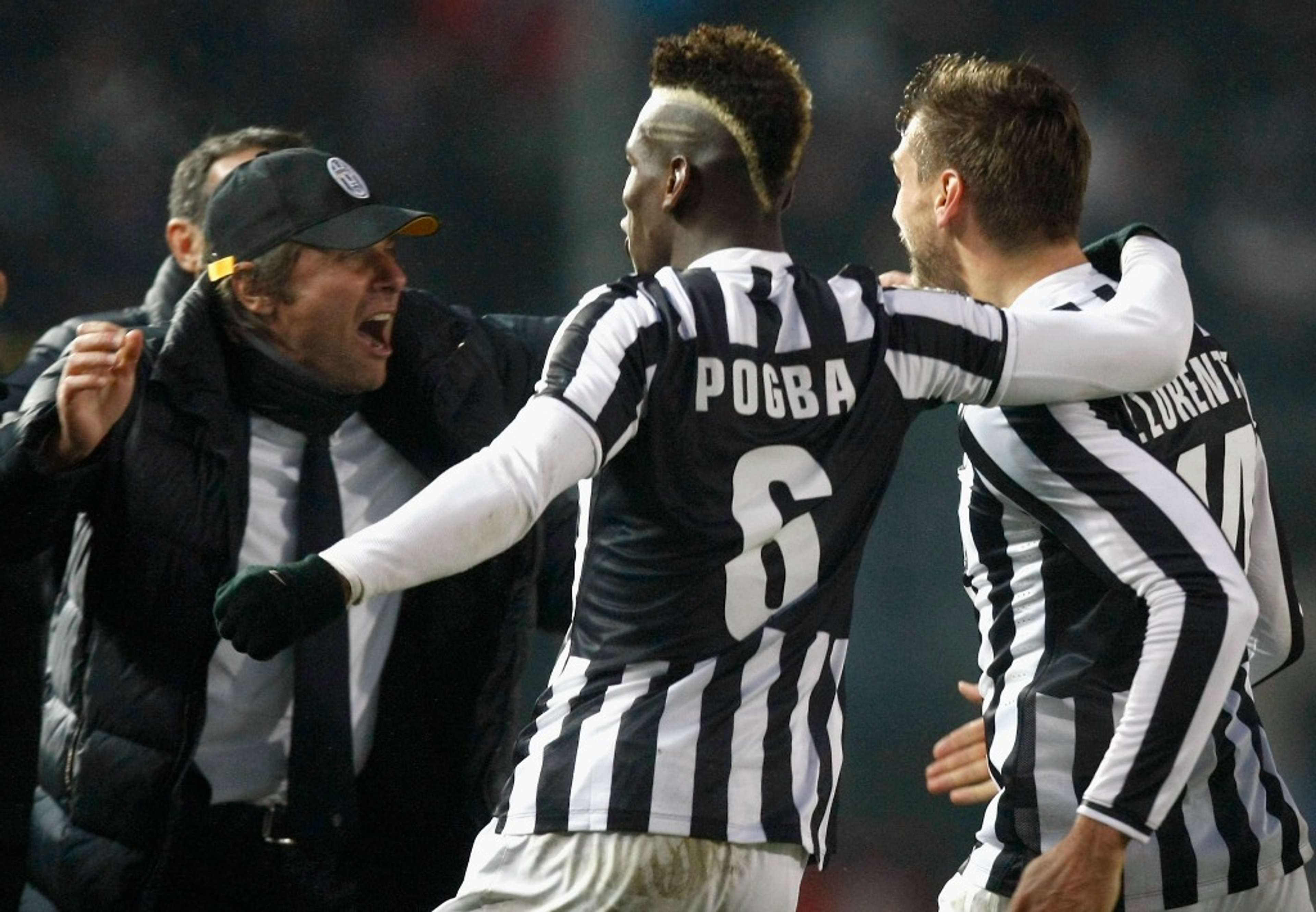 Antonio Conte Paul Pogba Fernando Llorente Juventus