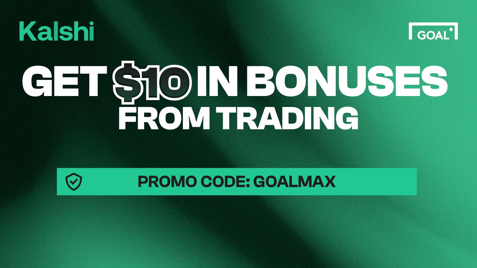 Kalshi Promo Code GOALMAX