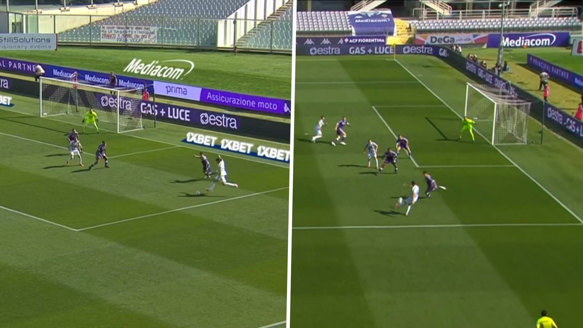 Gfx Alvaro Morata goal Fiorentina Juventus