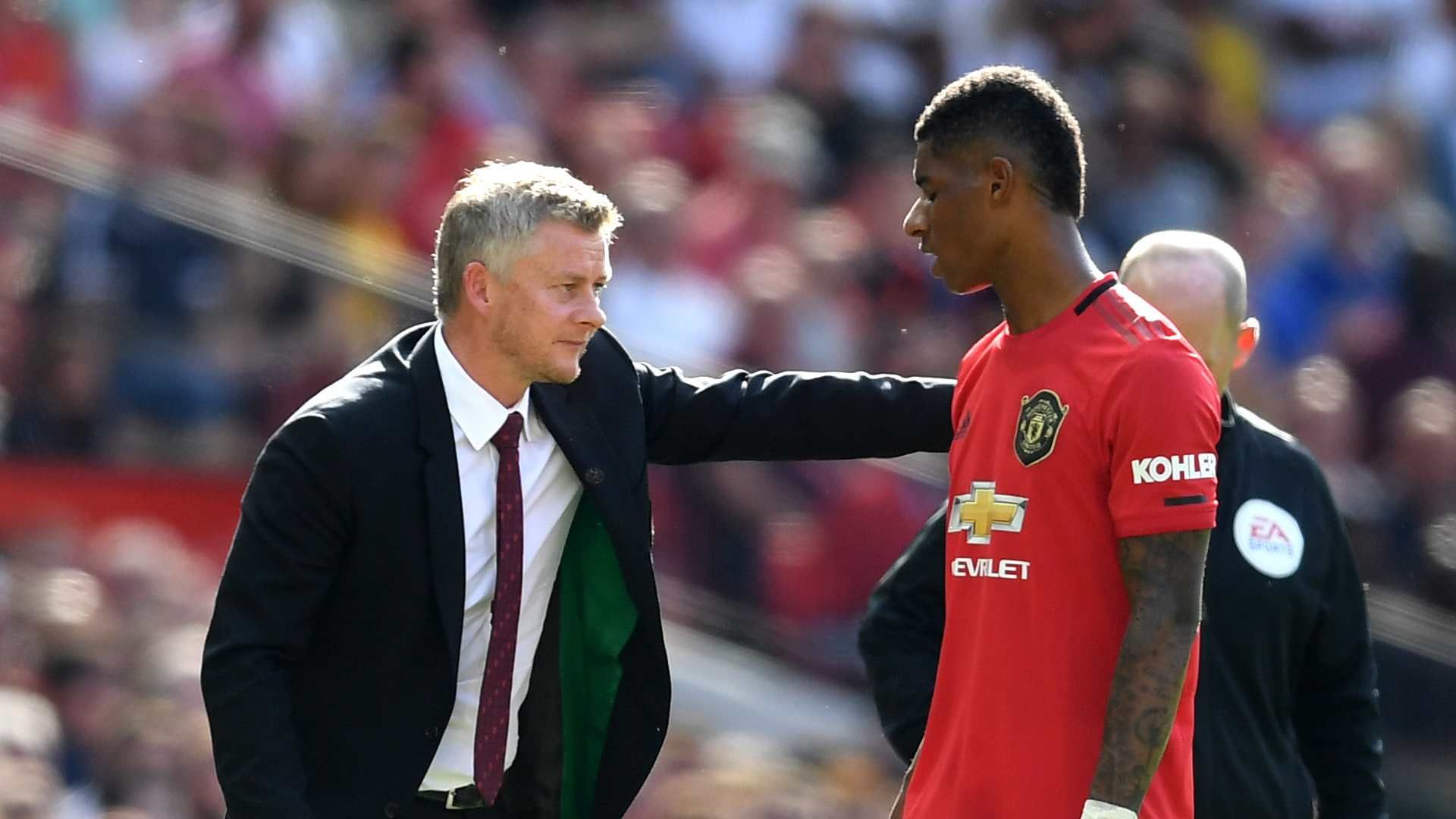 2019-08-24 Ole Gunnar Solskjaer Marcus Rashford