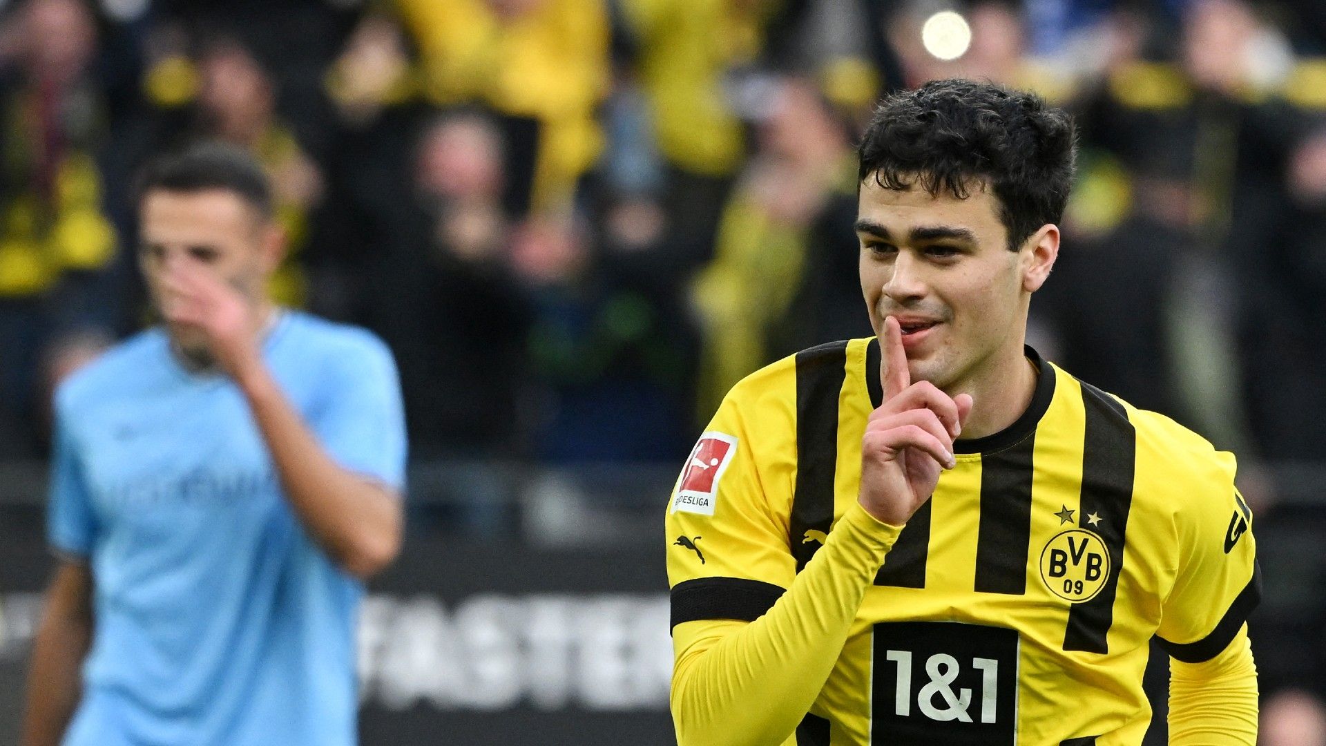 Reyna Penalty celebration Dortmund 2022