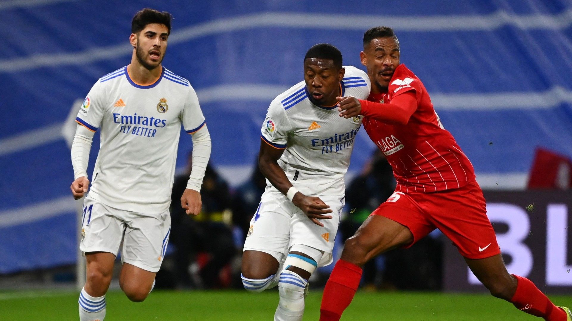 David Alaba Real Madrid vs Sevilla La Liga 2021-22