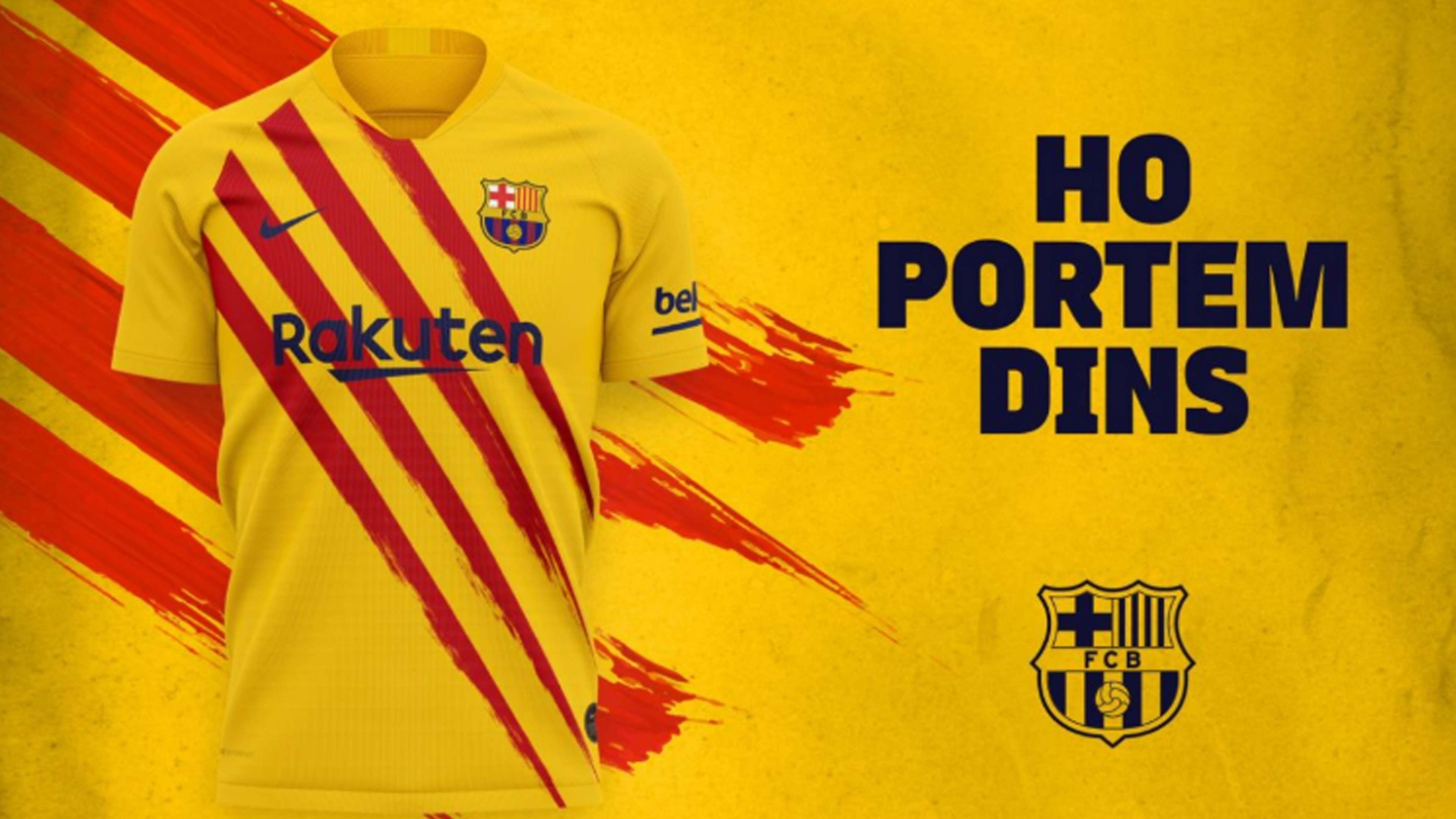 Camiseta Barcelona, senyera