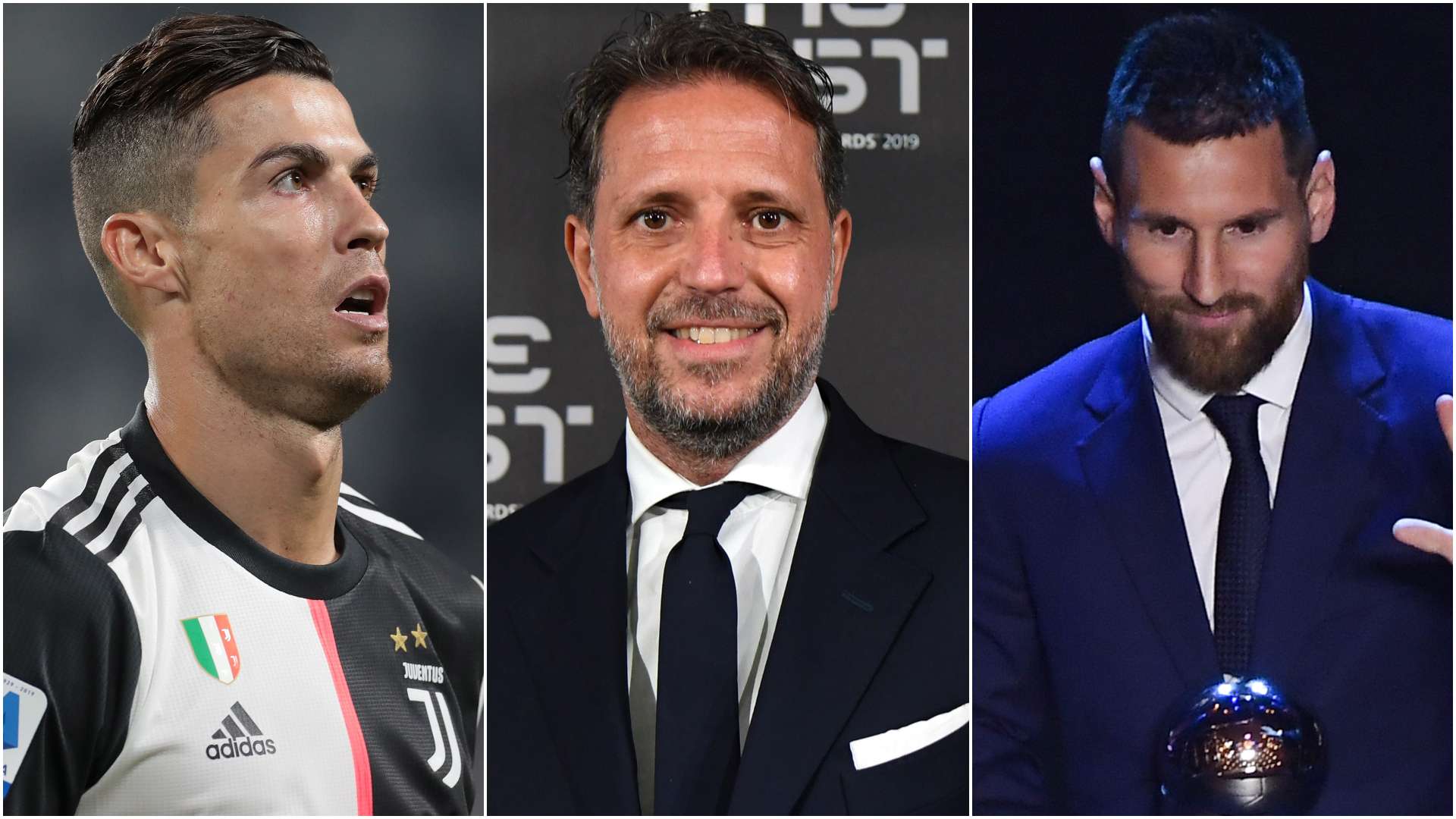 Cristiano Ronaldo Fabio Paratici Lionel Messi