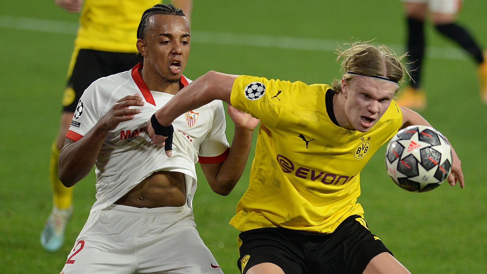 Haaland Sevilla Borussia Dortmund Champions League
