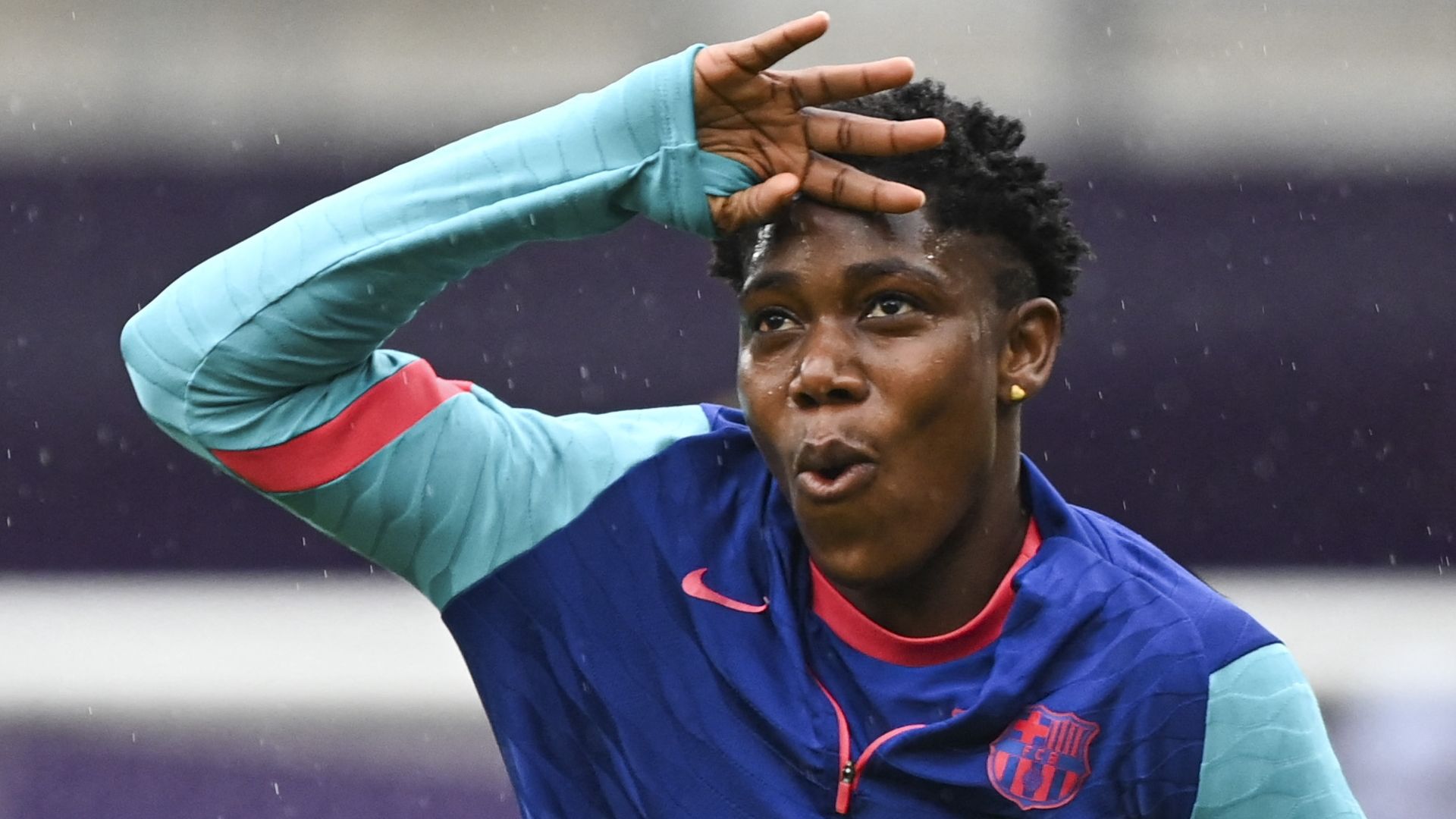 Asisat Oshoala Barcelona Goal 50 SLIDELIST