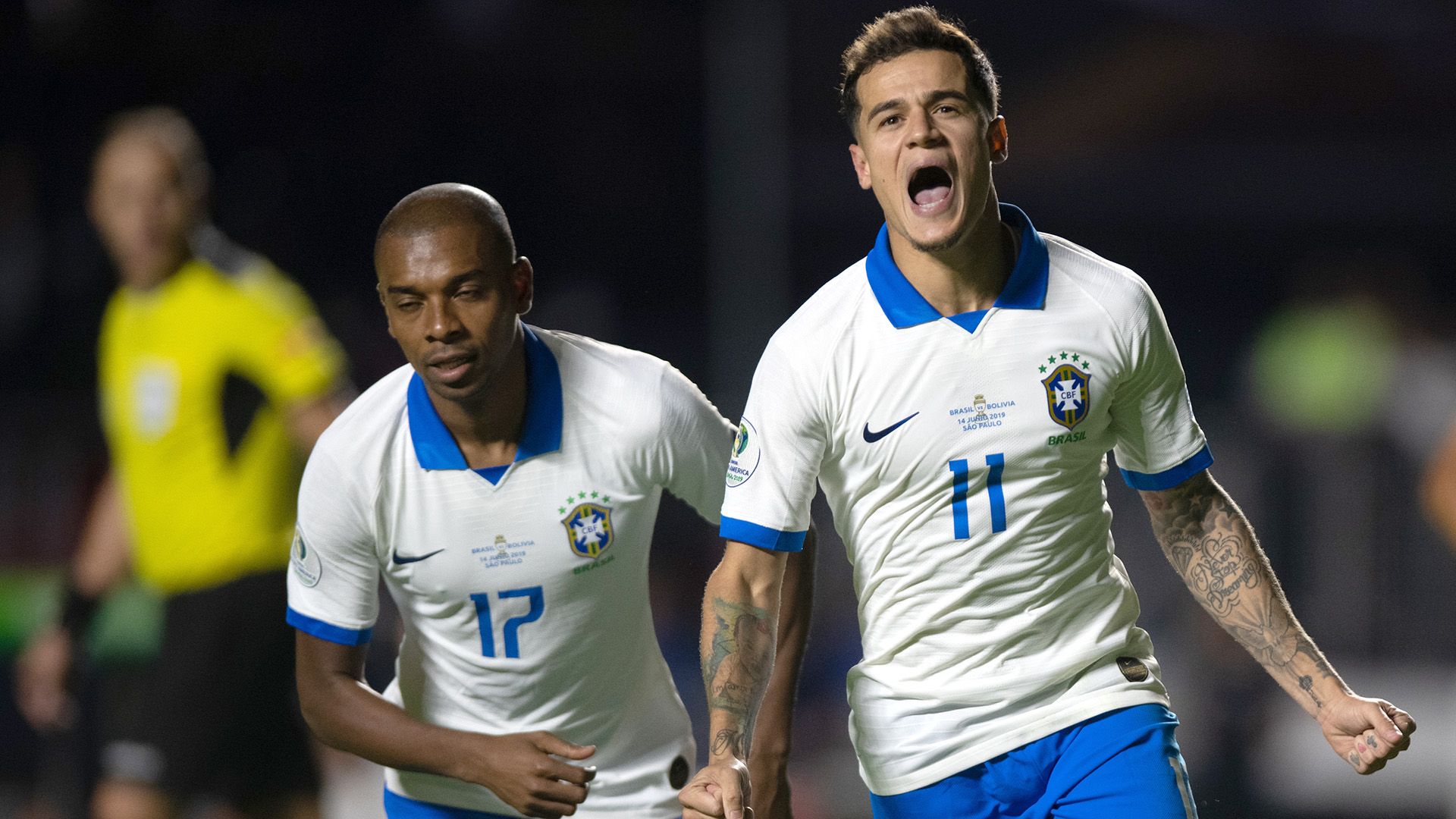 Coutinho Brasil Bolívia Copa América 14062019