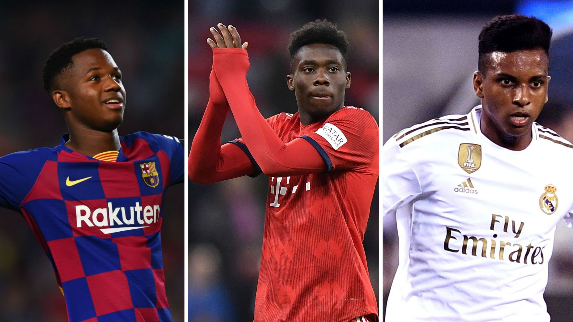 Ansu v Davies v Rodrygo