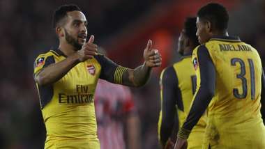 Theo Walcott Jeff Reine Adelaide Arsenal Southampton FA Cup