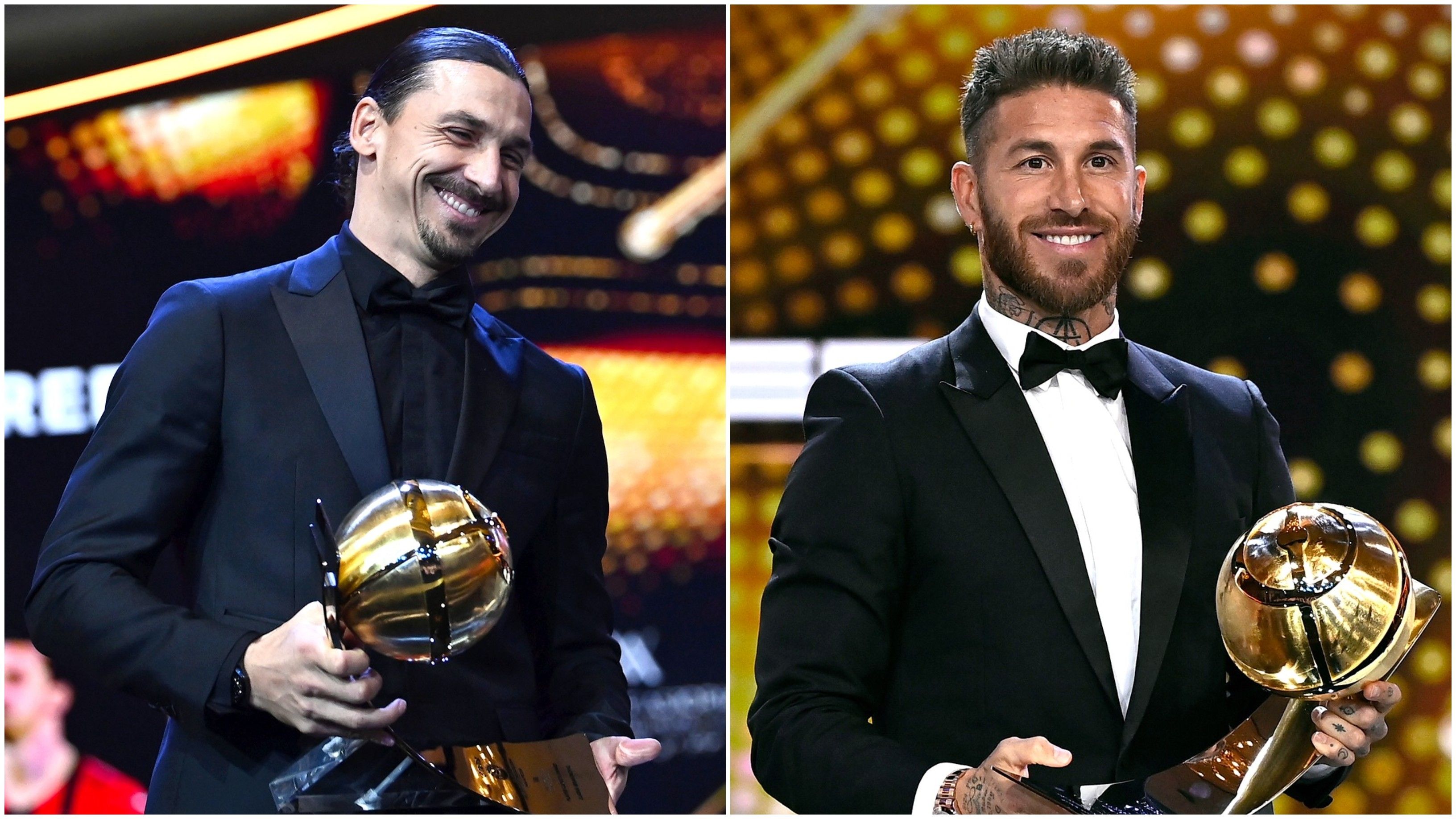 Zlatan Ibrahimovic Sergio Ramos Globe Soccer