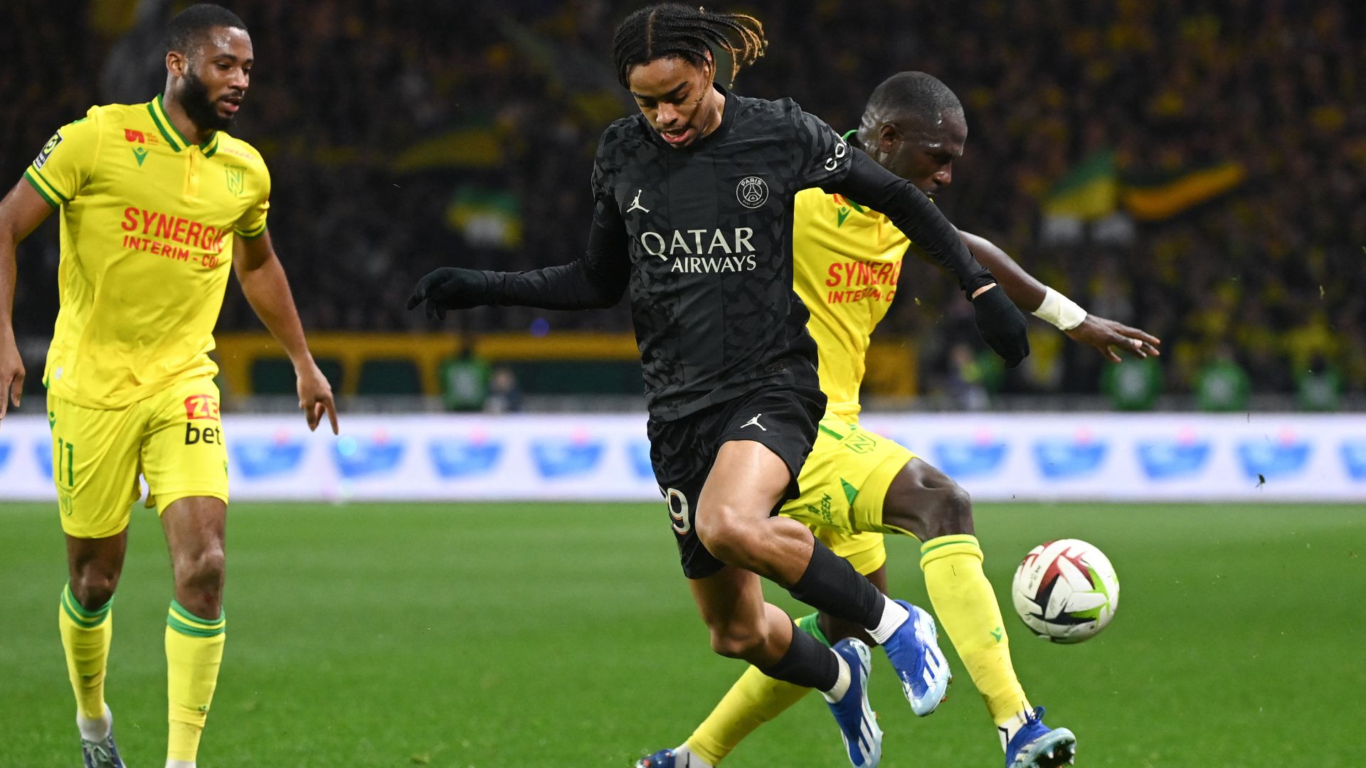 Bradley Barcola Nantes PSG Ligue 1 17022024